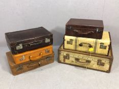 Good collection of vintage luggage (6)