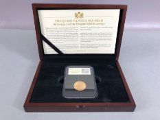 Gold Sovereign dated 1900 Queen Victoria Old Head boxed with paperwork