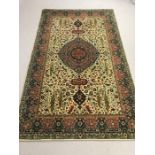 A Wilton Grosvenor seamless pure wool pile rug with all over design, approx 230cm x 140cm