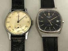 Two Vintage watches, one Rotary the other by ASTER