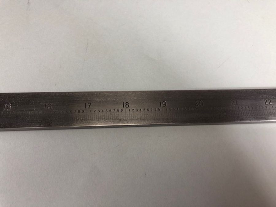 Precision measuring tools: Boxed 27'' vernier caliper marked 'Instruments (Huddersfield) Ltd - Image 6 of 16