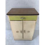 Mid Century kitchen cupboard with drawer and cupboard under