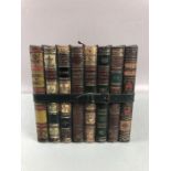 Huntley & Palmers novelty biscuit tin in the form of eight bound books, marked Huntley & Palmer