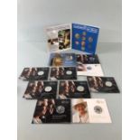 Eleven sealed Royal mint coin collectors packs (11)