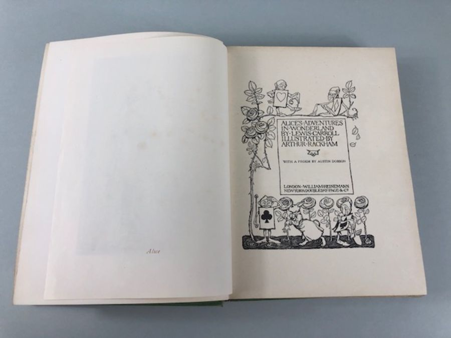 CARROLL, LEWIS 'Alice's Adventures in Wonderland' illustrated by RACKHAM, ARTHUR, Heinemann, London, - Image 9 of 20