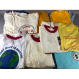 Unique Bundle of Retro / vintage T-shirts, all Scout related, American and British, mostly 1980s/90s