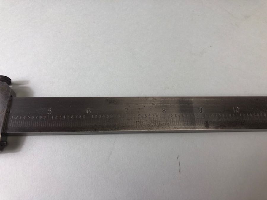 Precision measuring tools: Boxed 27'' vernier caliper marked 'Instruments (Huddersfield) Ltd - Image 4 of 16