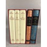 Folio Society, J R R Tolkien, Lord of the Rings collection, in slip cases, 5 books in total