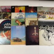 15 SEVENTIES PROGRESSIVE ROCK LPs including: Pink Fairies, Budgie, Curved Air, Omega, Mountain,