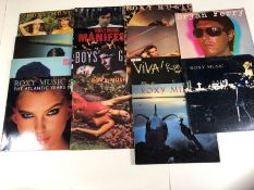 14 ROXY MUSIC/BRYAN FERRY LPs including: Country Life, The Manifesto, Boys & Girls, For Your