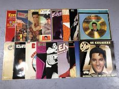 16 ELVIS PRESLEY LPs inc. Girl Happy, Roustabout, 40 Greatest, A Date With Elvis, Golden Records