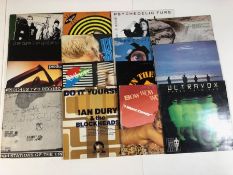 15 PUNK/NEW WAVE LPs/12" including: The Clash, The Cure, Crass, Billy Idol, B52s, Siouxsie & The