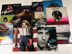 15 SEVENTIES ROCK LPs including: Vinegar Joe, Sparks, Slade, ELO, Bob Seger, Mott The Hoople,