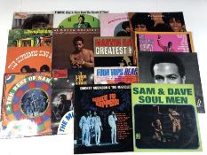 15 SIXTIES & SEVENTIES SOUL/FUNK LPs including: Mary Wells, Temptations, Supremes, Sam & Dave,