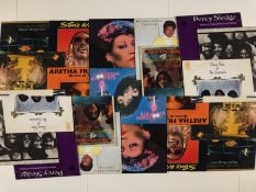 17 SOUL/FUNK LPs/12" including: Rufus, Percy Sledge, Four Tops, Prince, Michael Jackson, Sam