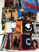 Collection of eighties 7'' singles and LPs to include Roxy Music, ABBA, Rod Stewart, Status Quo,