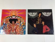 2 JIMI HENDRIX Experience LPs including: Are You Experienced (UK Mono Orig Track label) & Axis: Bold