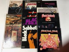 13 BLACK SABBATH LPs including: S/T, Live Evil, Mob Rules, Greatest Hits, Sabotage, We Sold Our