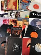 Large collection of seventies / eighties 7'' singles to include Human League, David Bowie,