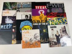 17 INDIE/ALTERNATIVE LPs/12"/10" including: Doves, Athlete, Reef, Stone Roses, The Auteurs, PWEI,