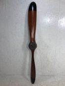Large wooden propellor, approx 198cm in length