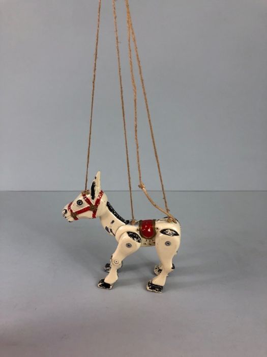Mid 20th Century Moko Lesney 'Muffin The Mule' jointed metal puppet - Image 2 of 6