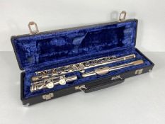 Musical interest. A Cased Rosetti Sapphire Flute, A.F