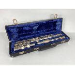 Musical interest. A Cased Rosetti Sapphire Flute, A.F