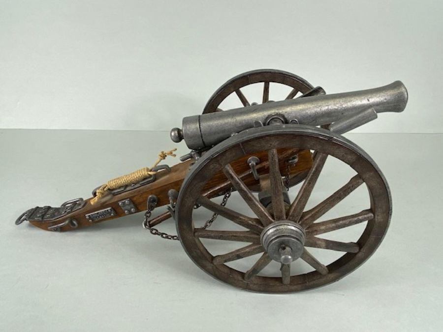 Military interest ,a vintage model of an Artillery Field gun.