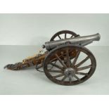 Military interest ,a vintage model of an Artillery Field gun.