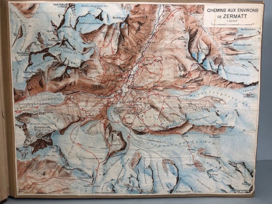 Mountaineering/ topographical interest, a pre 1940s album containing pictures ,photographs and - Image 2 of 6