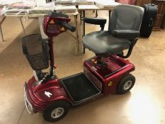 Shoprider Mobility Scooter in red