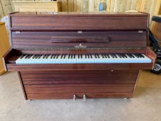 Upright piano by maker STEINBERG with double piano stool