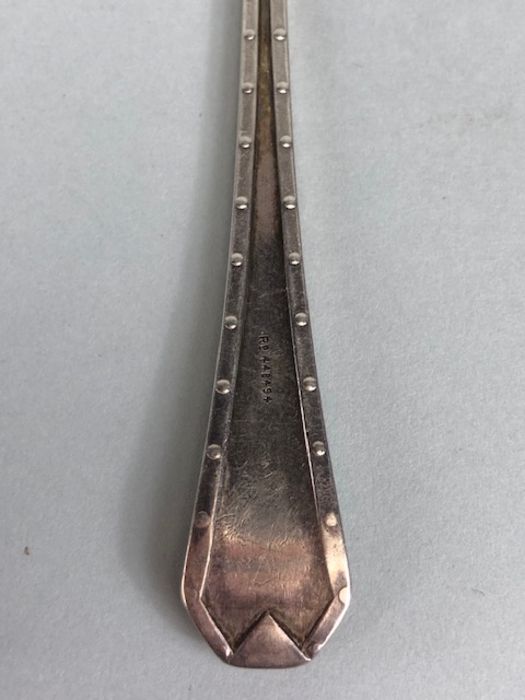 Collection of hallmarked silver items flatware to include Silver spoons and forks total weight - Image 9 of 9
