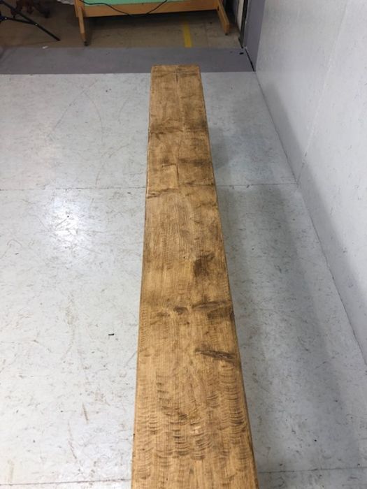 Modern oak bench, approx 182cm in length - Image 6 of 7