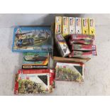 Military model kits/Dioramas. a collection of model kits and figures related to the Vietnam war,