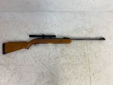 BSA air rifle under lever with TOKUSHU scope