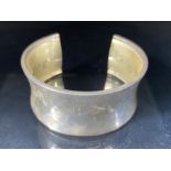 Cuff Bangle, Silver 925 marked cuff bangle plain concave design approximately 37.87g