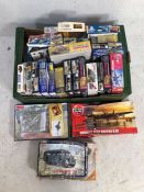 Military Model Kits. a Collection of mostly 1:72 ,WW2 military vehicle kits, Tanks, Trucks and