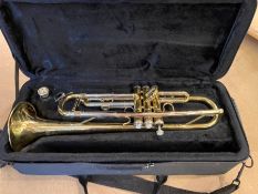 Musical Interest, A John Packer 151 trumpet in case, A.F