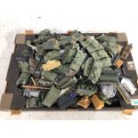 Military Diorama/ Gaming interest, a large collection of mostly ww2 military vehicles , Tanks,
