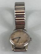 Vintage Tudor wristwatch with starburst dial design A/F