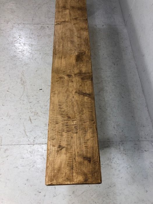 Modern oak bench, approx 182cm in length - Image 5 of 7