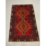 Contemporary Baluchi rug, approx 133cm x 85cm