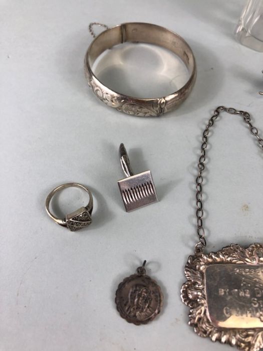 Silver hallmarked items (min silver weight 163g) A/F - Image 2 of 7