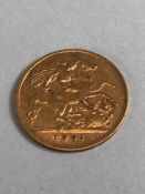 Gold Half Sovereign dated 1907