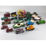 Collection of mostly Matchbox and Corgi diecast vehicles,