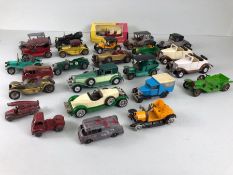 Collection of mostly Matchbox and Corgi diecast vehicles,