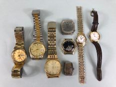 Collection of vintage watches to include TIMEX SEIKO INGERSOLL