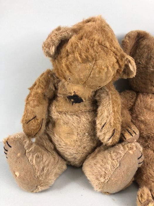 Teddy Bears, 2 elderly mohair teddy bears, looking for some TLC , both approximately 15 inches - Image 2 of 12
